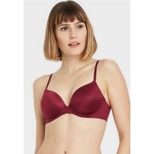 New Auden Burgundy The Icon Underwire Bra 34D